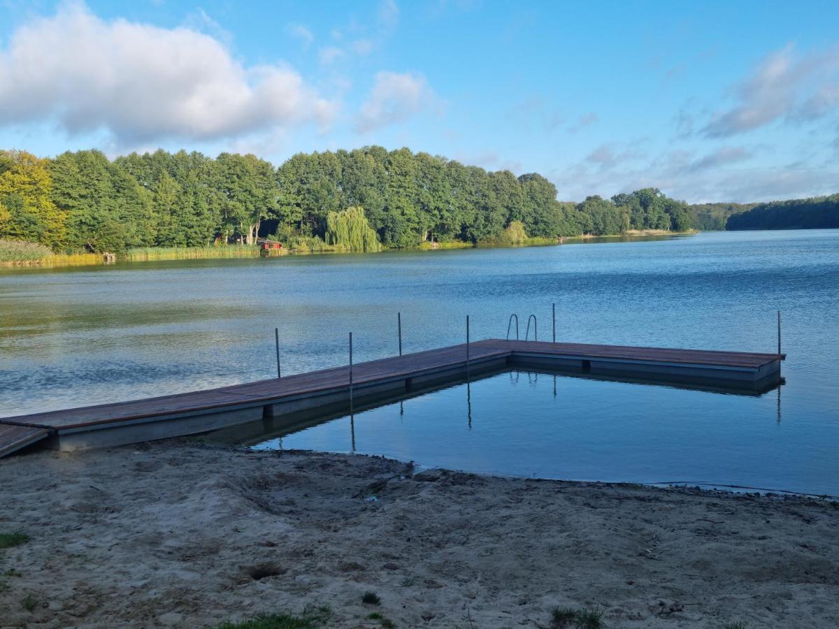 Domek Nad Jeziorem Bystrzyna Świdwin Exterior foto